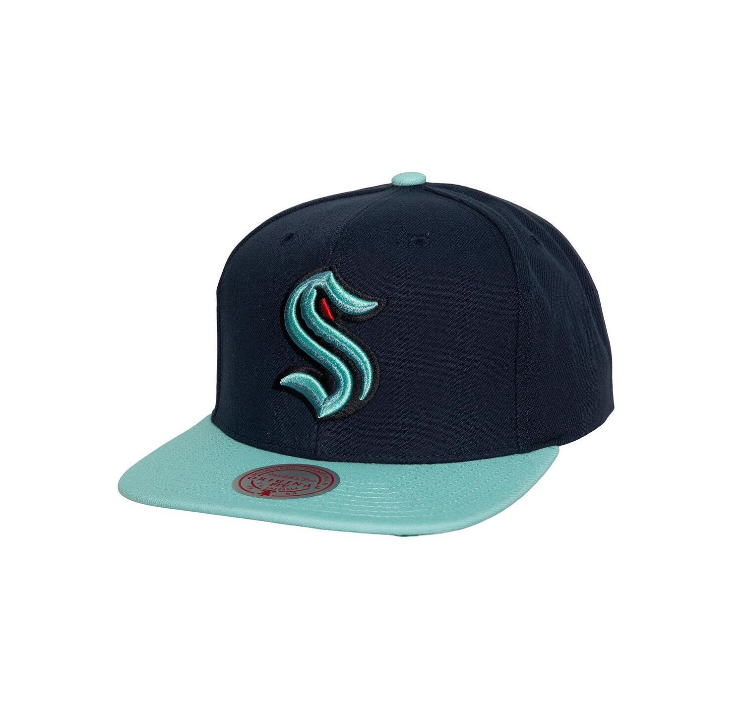 Men's Navy Seattle Kraken Core Team Ground 2.0 Snapback Hat