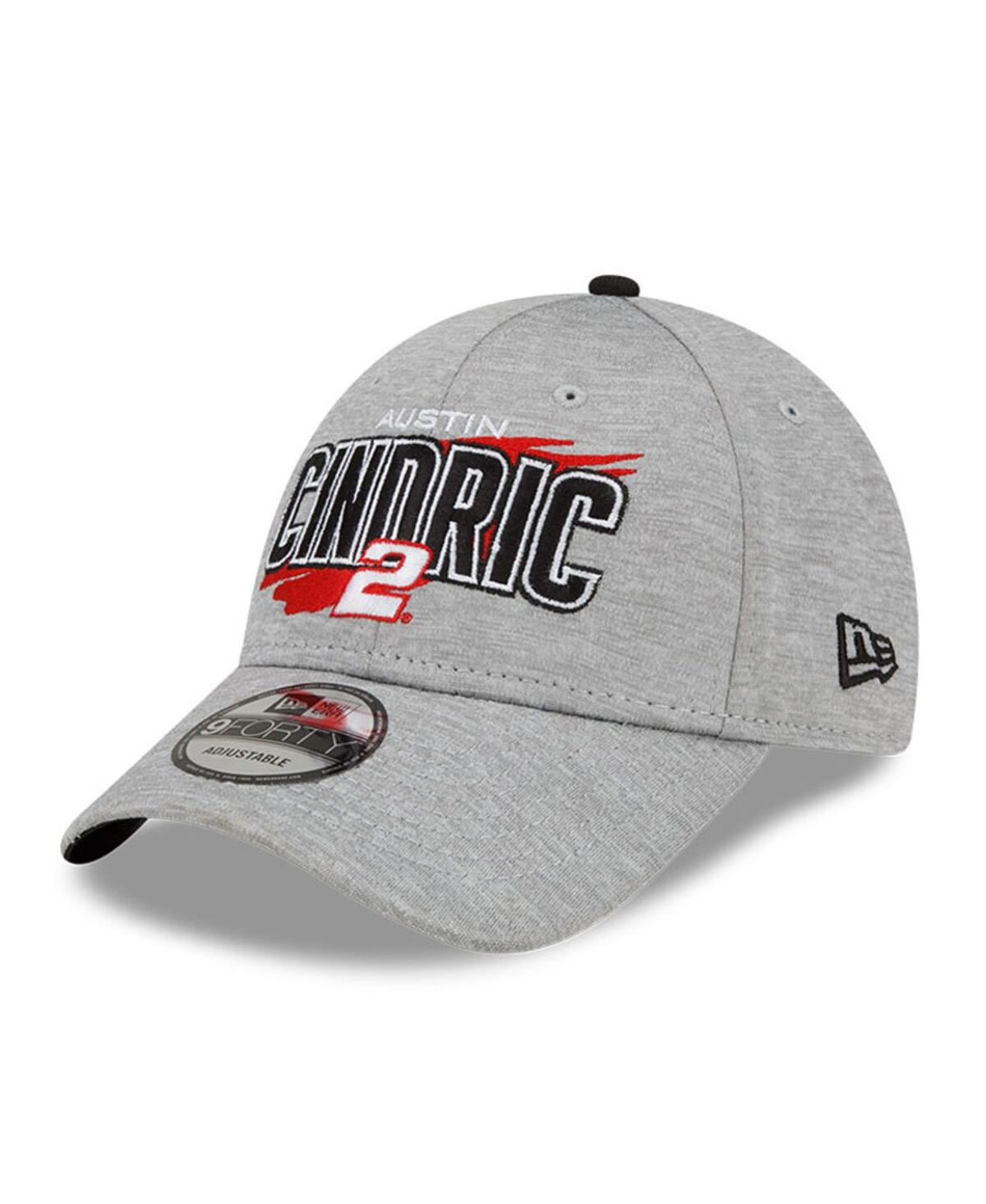 NEW ERA MEN'S NEW ERA GRAY AUSTIN CINDRIC NAME SPLASH 9FORTY SNAPBACK ADJUSTABLE HAT 