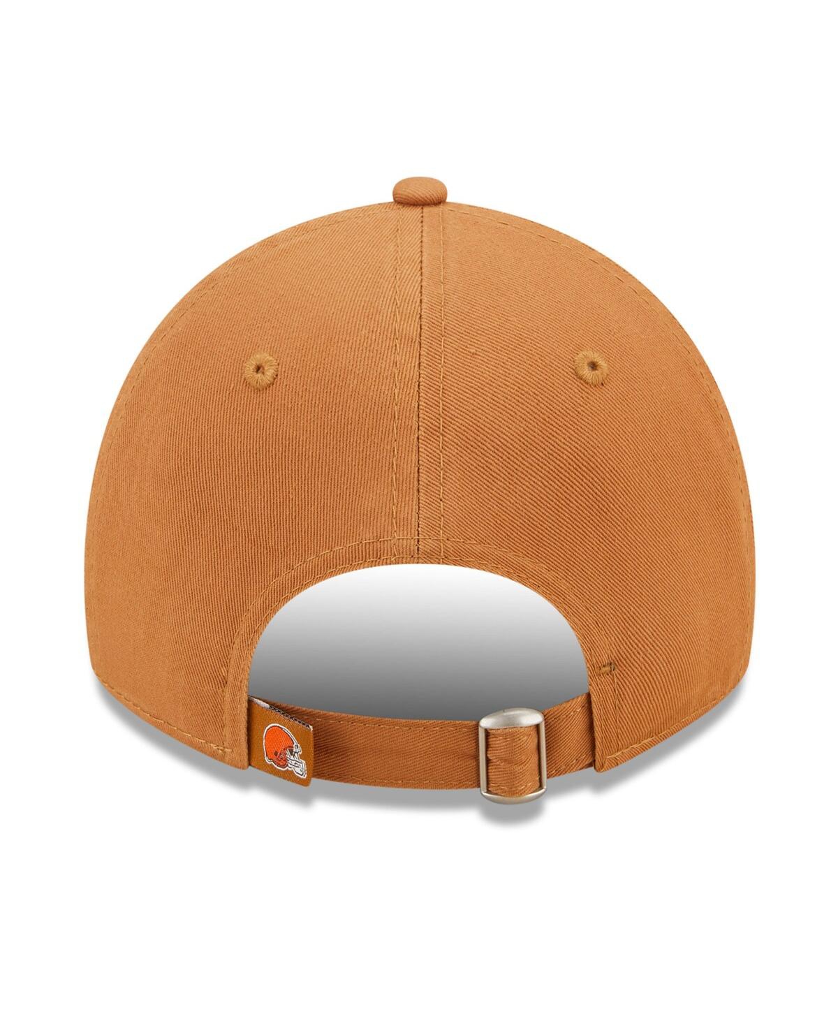 Shop New Era Women's  Brown Cleveland Browns Core Classic 2.0 9twenty Adjustable Hat