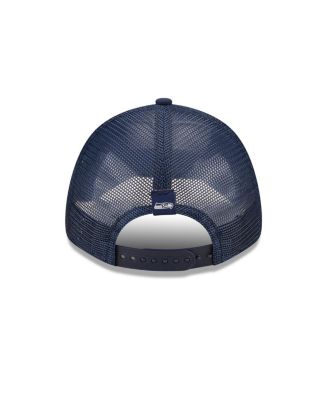 Women's College Navy Seattle Seahawks Team Trucker 9FORTY Snapback Hat