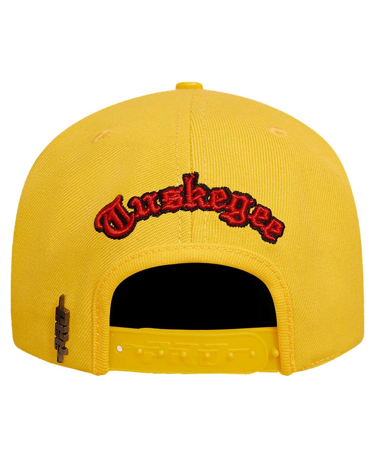 Shop Pro Standard Men's  Gold Tuskegee Golden Tigers Evergreen Tu Snapback Hat