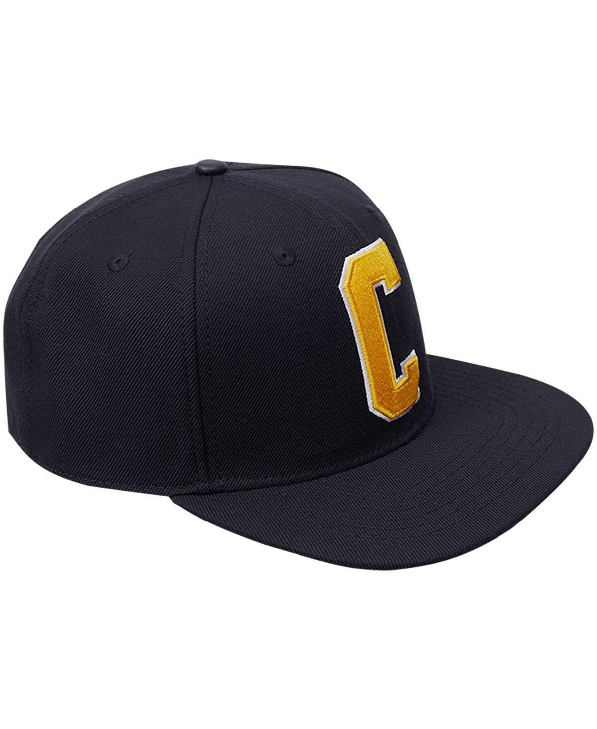 PRO STANDARD MEN'S PRO STANDARD BLACK COPPIN STATE EAGLES ARCH OVER LOGO EVERGREEN SNAPBACK HAT