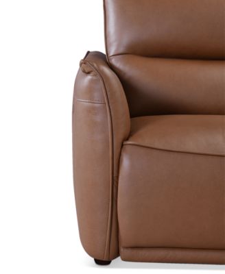 Polner 91" Leather Power Motion Sofa, Created for Macy's
