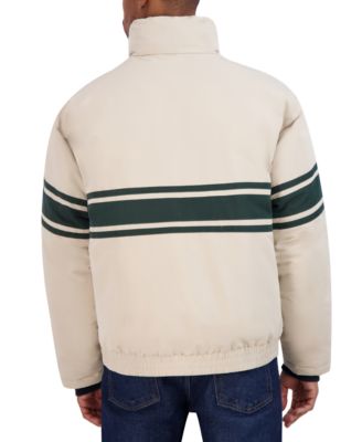 Men's Colorblocked Vintage Puffer Jacket