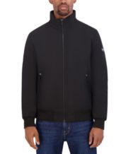 Men's Stretch Seamless Brick Quilted Full-Zip Puffer Jacket