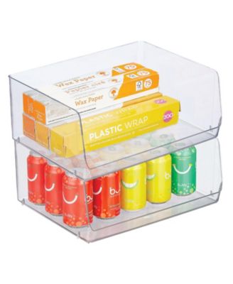 mDesign Kitchen Plastic Storage Organizer Bin with Open Front - Macy's