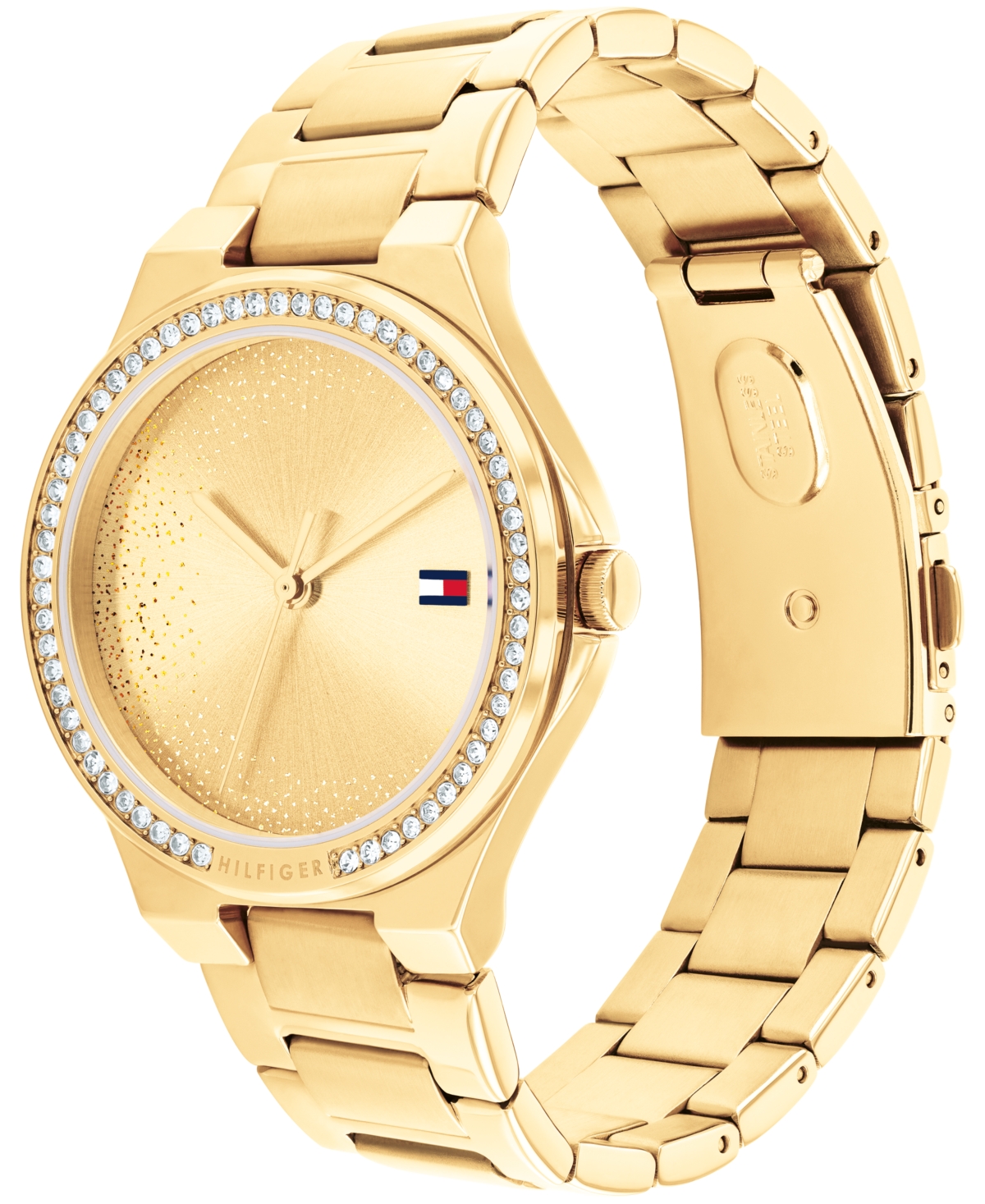Shop Tommy Hilfiger Women's Quartz Gold-tone Stainless Steel Watch 36mm