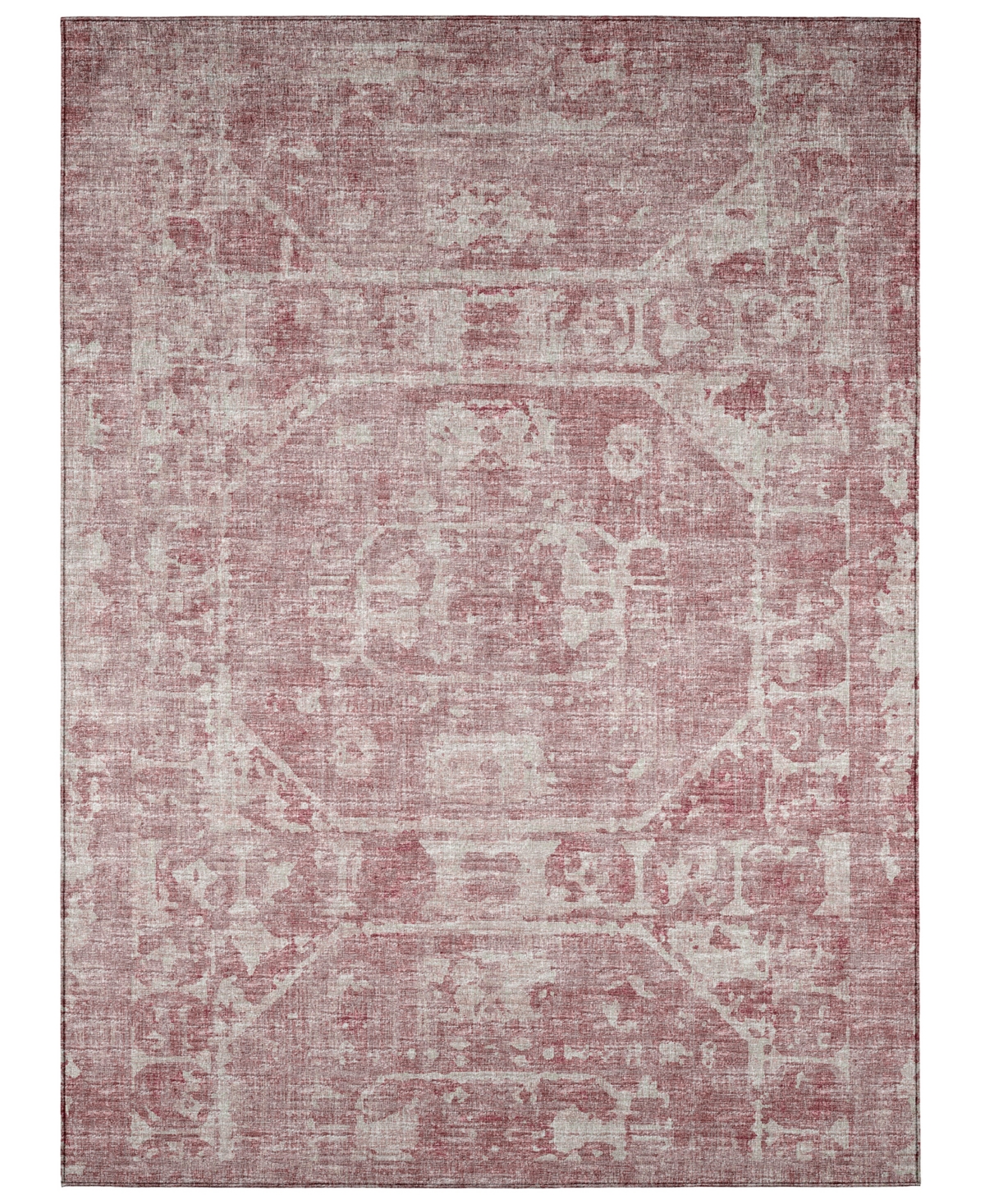 Addison Othello Outdoor Washable AOT32 8' x 10' Area Rug - Pink