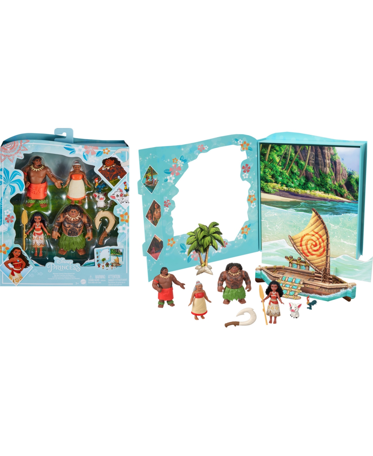 Disney Princess Kids' Moana Classic Storybook Set In Multi-color