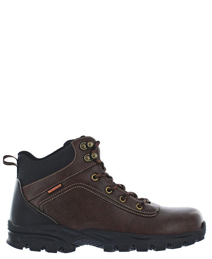 Weatherproof Vintage Men's Hiker Faux Leather Boots Shoes Black Size 12M