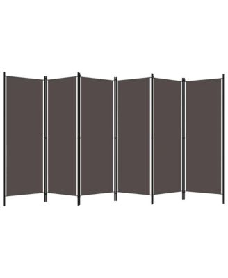 6-Panel Room Divider Anthracite 118.1"x70.9"