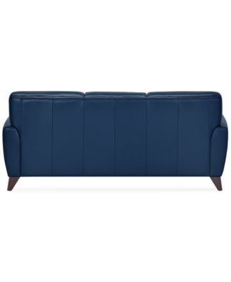 Myia 85" Leather Sofa, Created for Macy's
