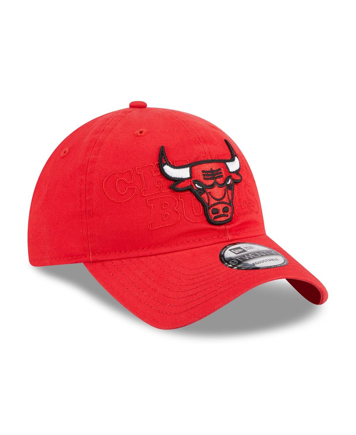 Shop New Era Men's  Red Chicago Bulls 2023 Nba Draft 9twenty Adjustable Hat