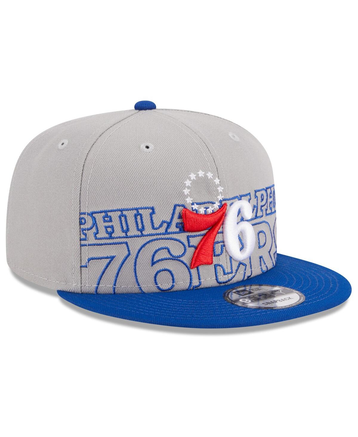 Men's New Era Royal Philadelphia 76ers 2023 Nba Draft Two-Tone 9FIFTY Snapback Hat - Royal