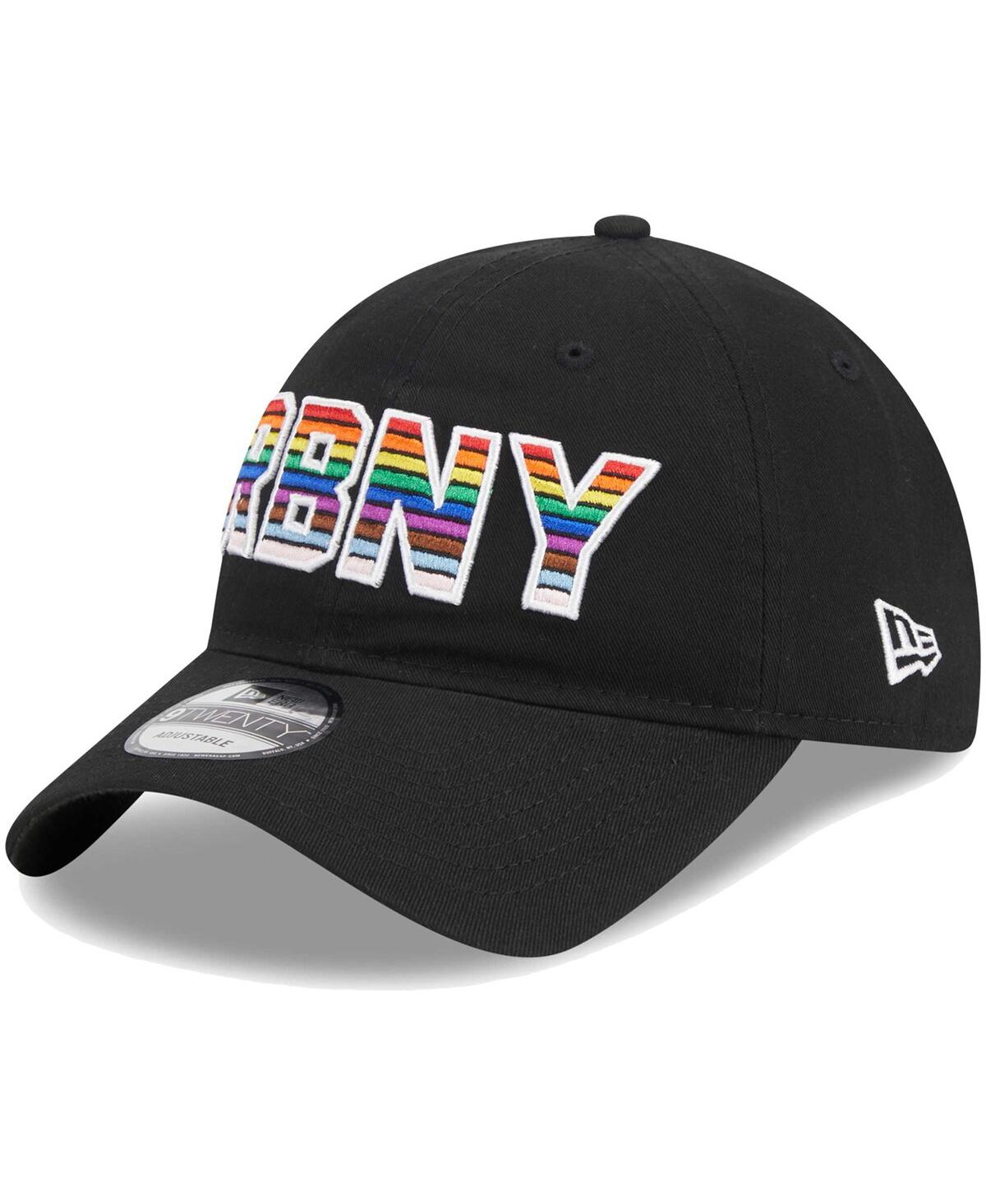 New Era Men's  Black New York Red Bulls Pride 9twenty Adjustable Hat In Black