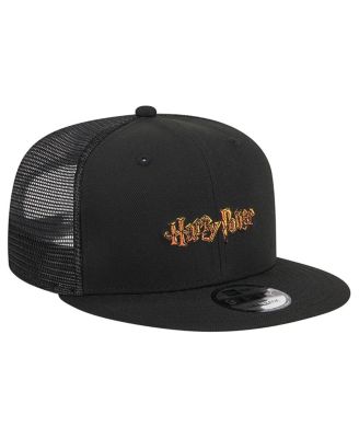 Men's Black Harry Potter Trucker 9FIFTY Snapback Hat