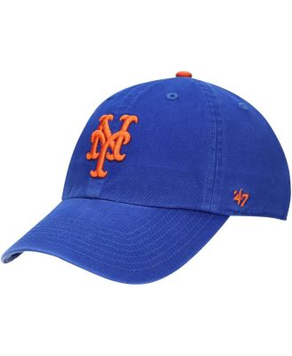 Youth Boys and Girls Royal New York Mets Team Logo Clean Up Adjustable Hat