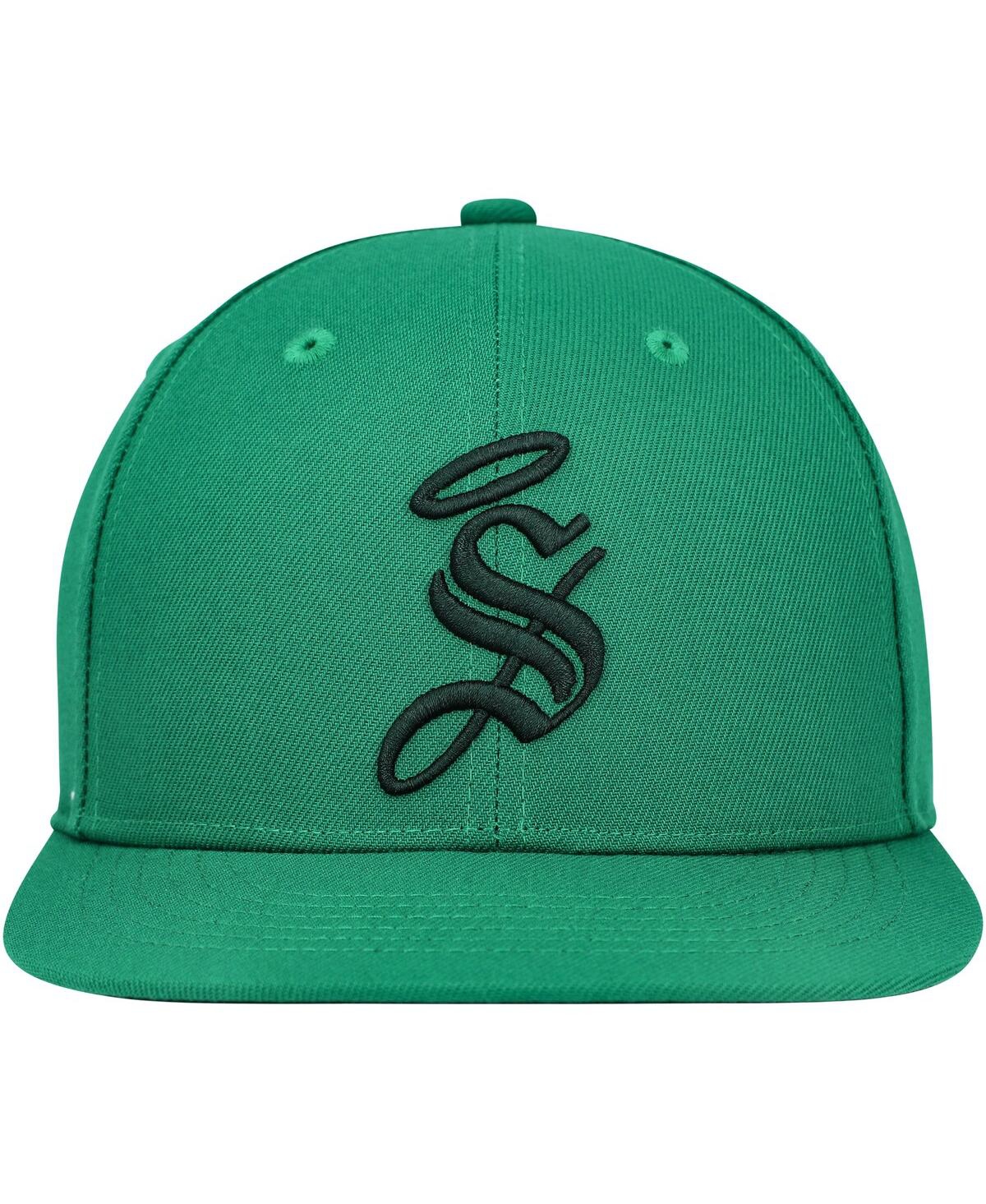 Shop Fan Ink Men's Green Santos Laguna Palette Snapback Hat
