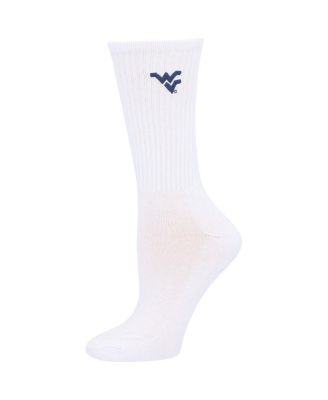 Women's Navy, White West Virginia Mountaineers 2-Pack Quarter-Length Socks