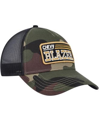 Men's Camo Chevrolet Blazer Twill Valin Patch Snapback