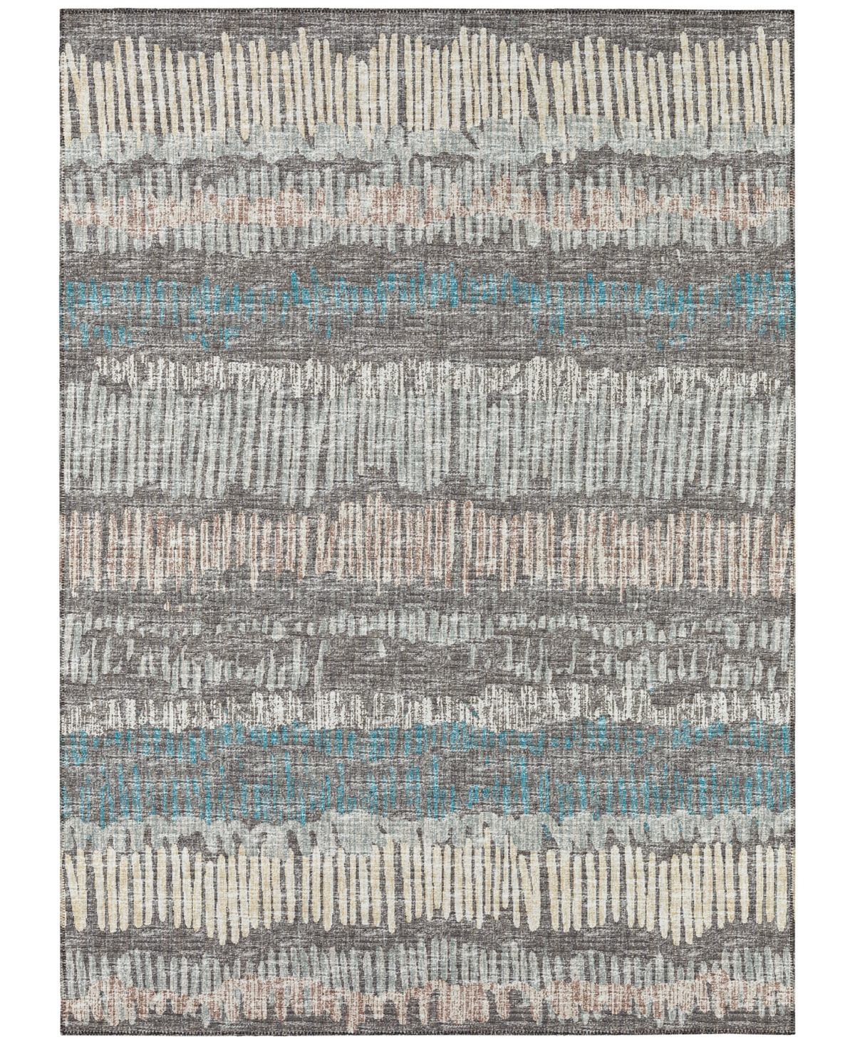 Addison Rylee Outdoor Washable ARY34 10' x 14' Area Rug - Gray
