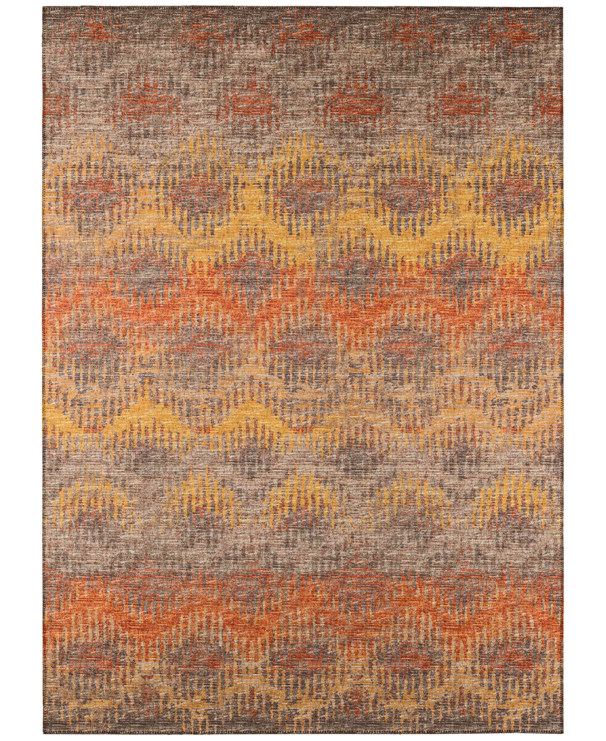 Addison Bravado Outdoor Washable ABV39 9' x 12' Area Rug - Saffron