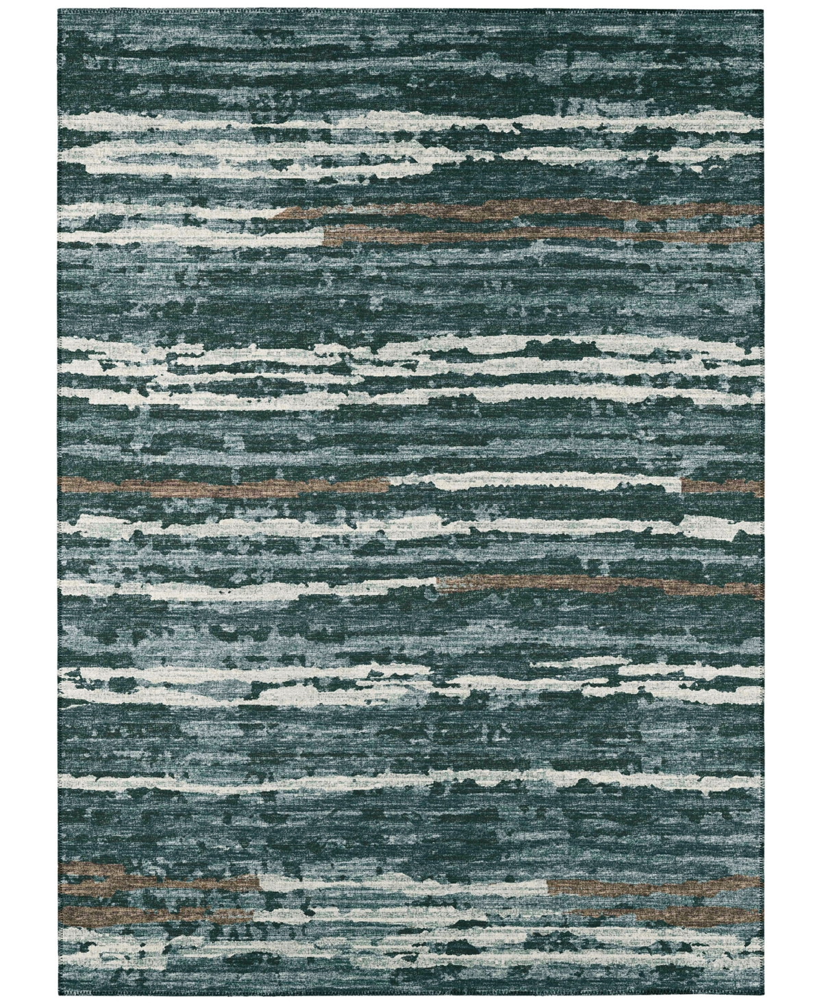 Addison Bravado Outdoor Washable ABV34 8' x 10' Area Rug - Onyx