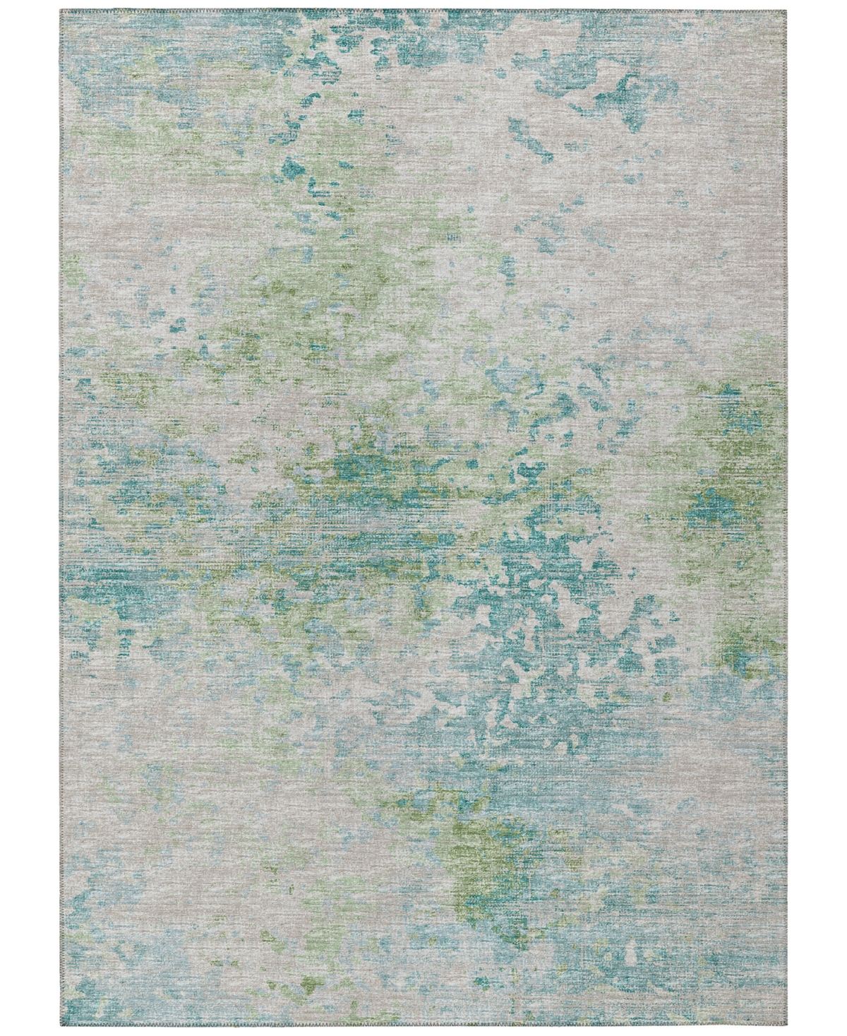 Addison Accord Outdoor Washable AAC35 5' x 7'6in Area Rug - Green