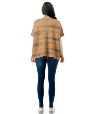 Knit Stripe Topper Scarf