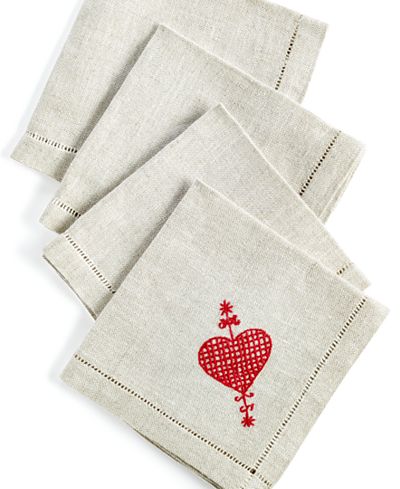 Heart of Haiti Erzulie Set of 4 Cocktail Napkins
