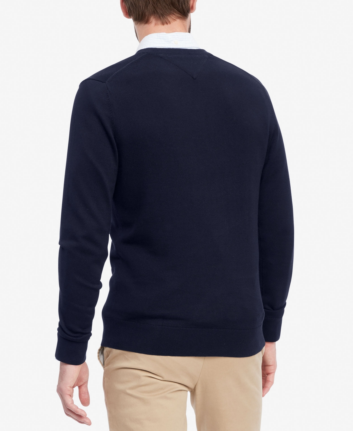 Tommy Hilfiger Men's Essential Solid V-Neck Sweater