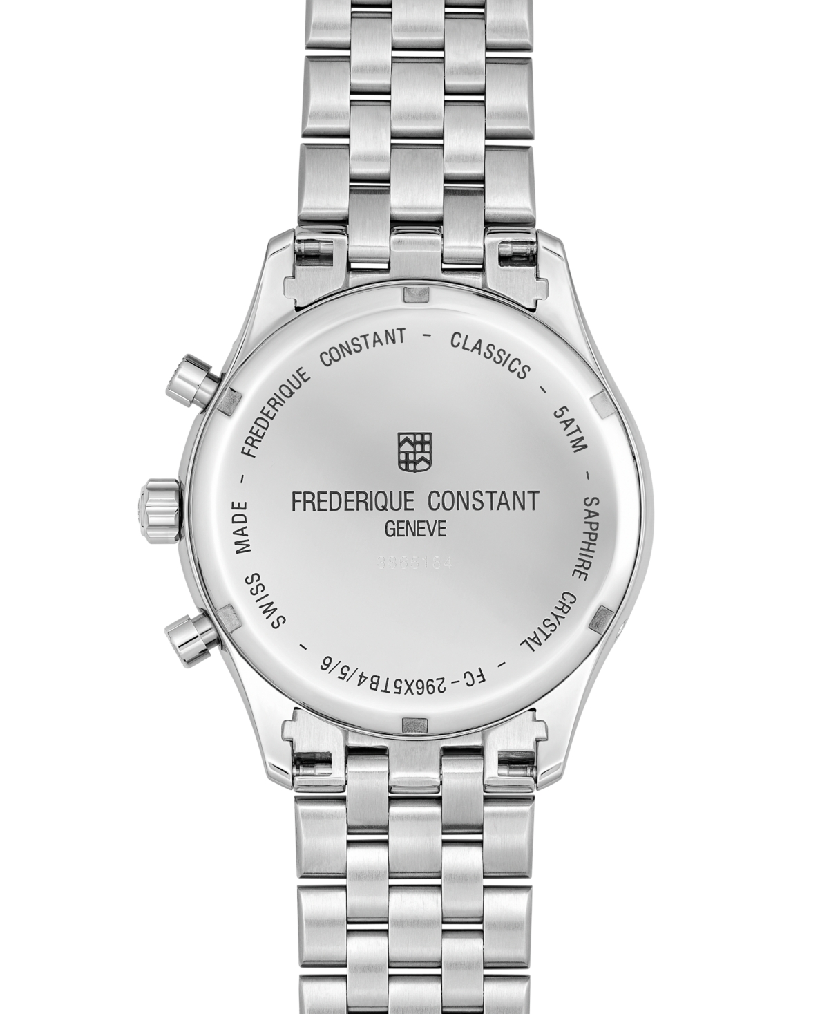 Shop Frederique Constant Men's Swiss Chronograph Classics Stainless Steel Bracelet Watch 40mm In Silver-tone