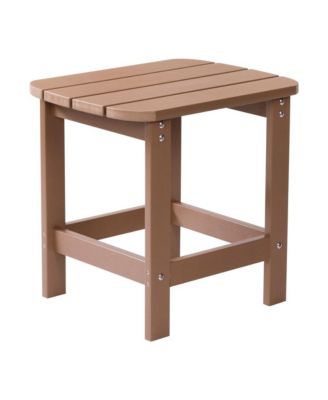 Riviera Poly Resin Indoor/Outdoor All-Weather Adirondack Side Table