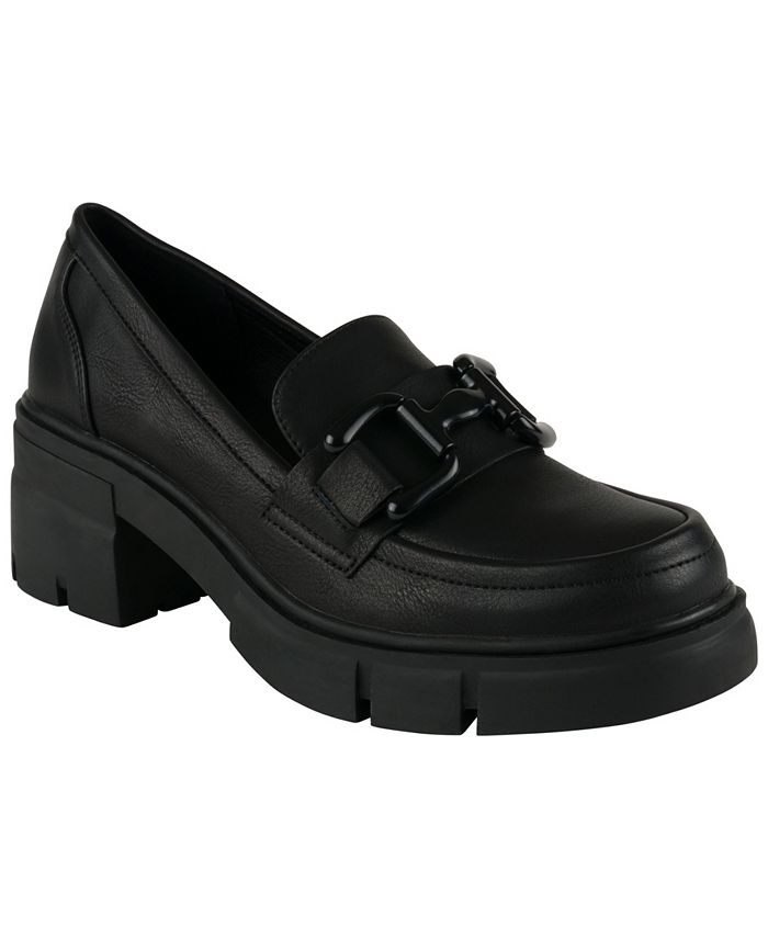 Macy's black loafers new arrivals