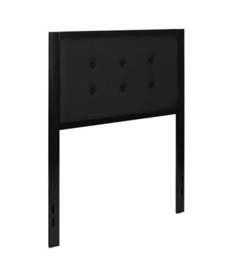 Camden Twin Headboard Upholstered Button Tufted Headboard With Metal Frame And Adjustable Rail Slots