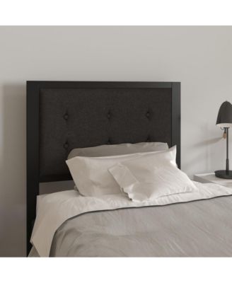 Camden Twin Headboard Upholstered Button Tufted Headboard With Metal Frame And Adjustable Rail Slots