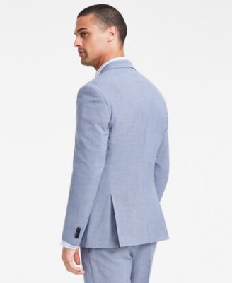Men's Slim-Fit Mini-Houndstooth Suit