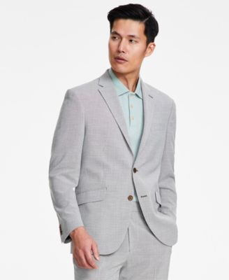 Men's Slim-Fit Mini-Houndstooth Suit