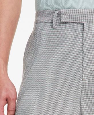 Men's Slim-Fit Mini-Houndstooth Suit