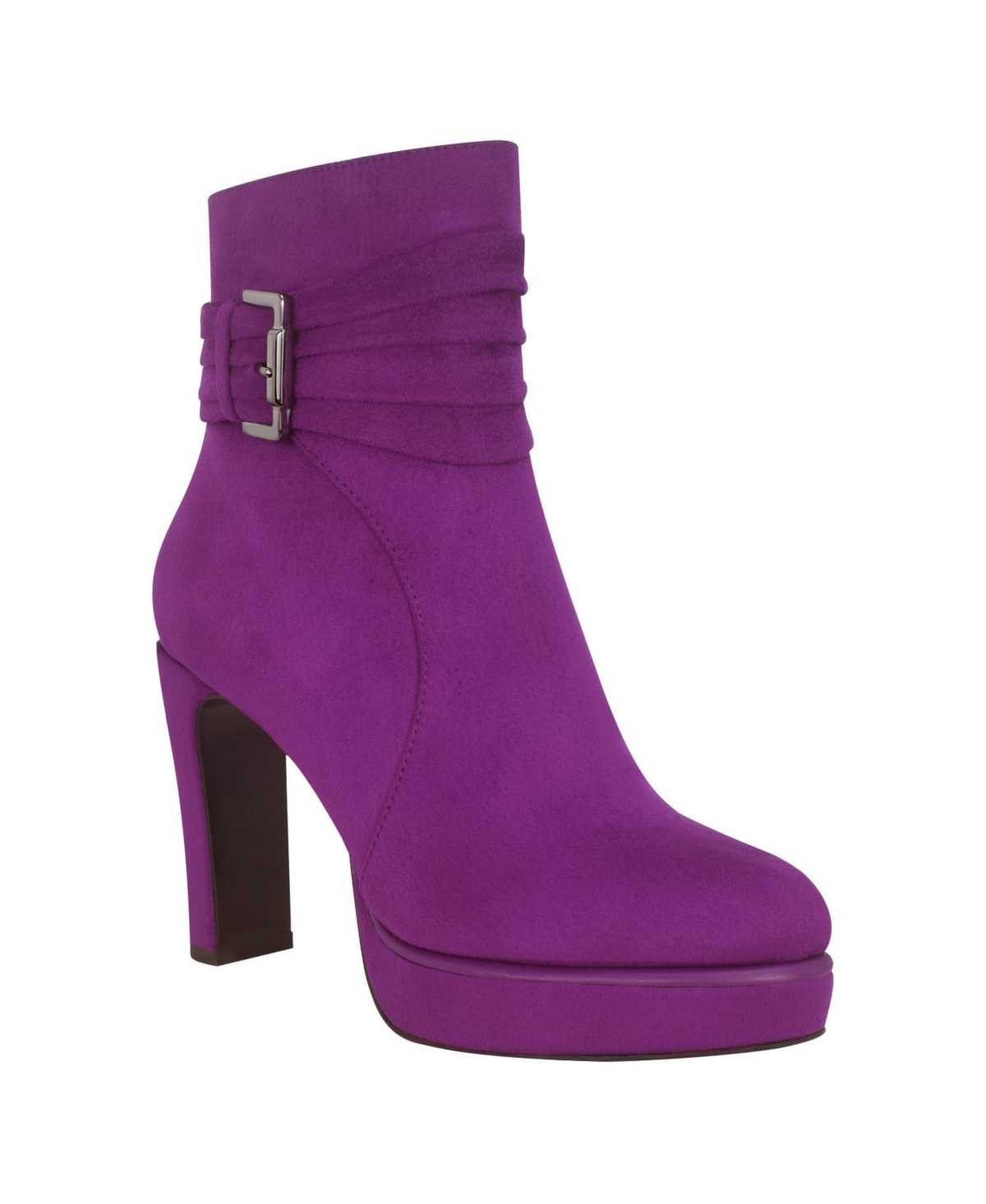 Women's Omira Platform Ankle Boots with Memory Foam - Deep Orchid