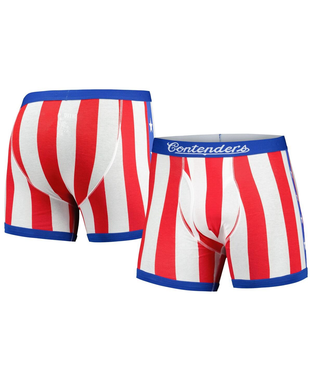 Contenders Clothing Men's  White Rocky I & Iv Apollo Creed Graphic Boxer Briefs