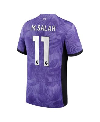 Men's Nike Mohamed Salah Purple Liverpool 2023/24 Third Stadium