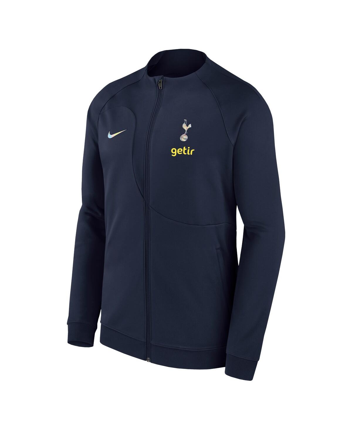 NIKE MEN'S NIKE NAVY TOTTENHAM HOTSPUR 2023 ACADEMY PRO ANTHEM RAGLAN PERFORMANCE FULL-ZIP JACKET