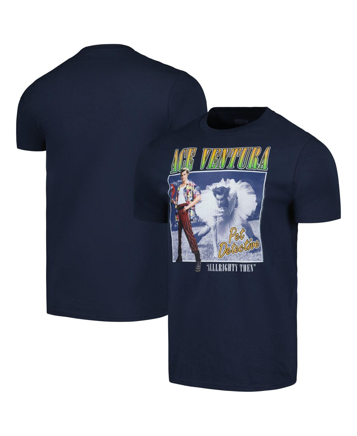 Men's Navy Ace Ventura Graphic T-shirt - Navy