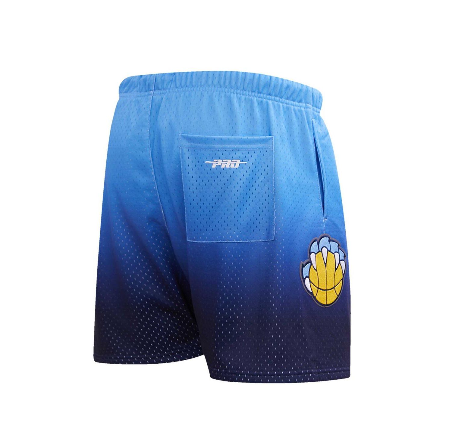 Men's Navy, Light Blue Memphis Grizzlies Ombre Mesh Shorts