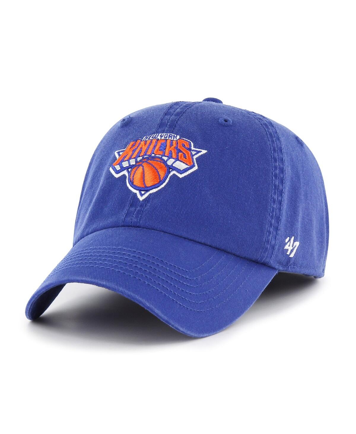 47 Brand Men's ' Blue New York Knicks Classic Franchise Fitted Hat