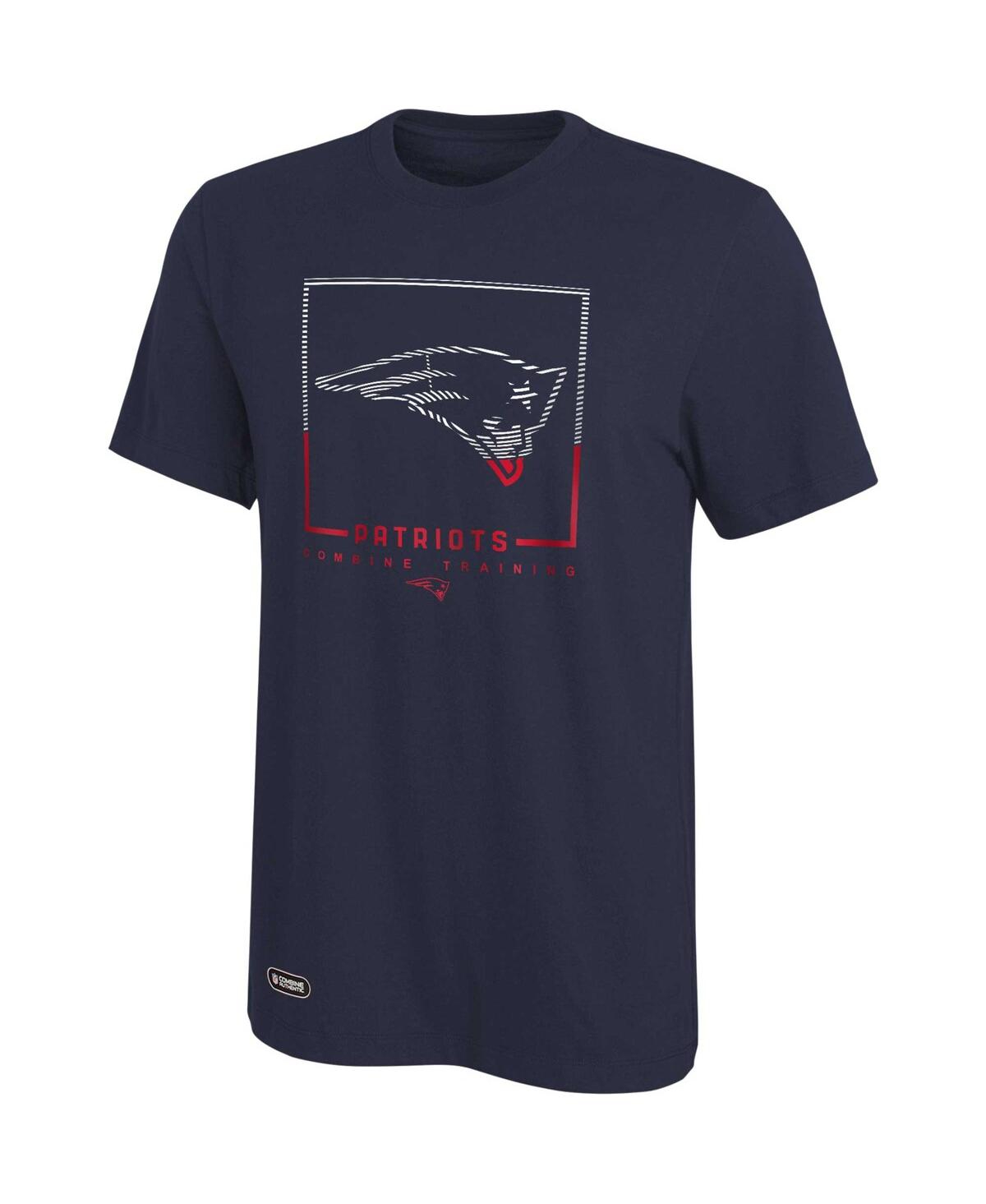 Men's Navy New England Patriots Combine Authentic Clutch T-shirt - Navy