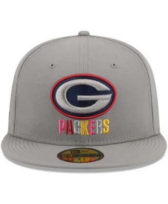 Men's Gray Green Bay Packers Color Pack 59FIFTY Fitted Hat