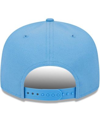 Men's Light Blue Houston Oilers Gridiron Classics Main Script 9FIFTY Snapback Hat