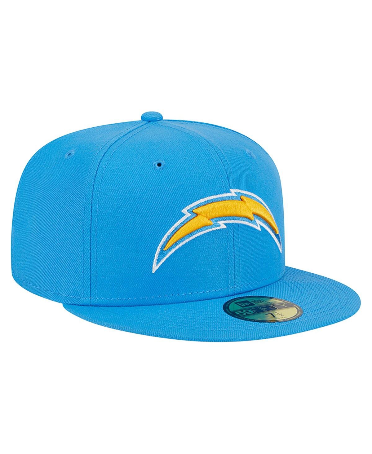 Men's New EraLos Angeles Chargers Main 59FIFTY Fitted Hat - Powder Blue